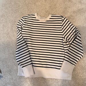 Everlane Striped Sweatshirt
